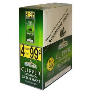 Clipper Cigarillos Green Haze 15 Pouches of 4