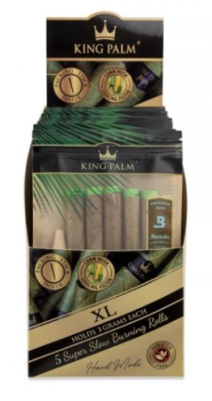 King Palm Wraps 5pk w/ Boveda - XL Size - 15ct