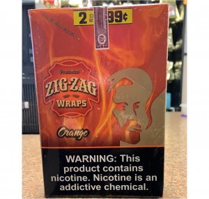 Zig Zag Wraps Orange 2 for 99c