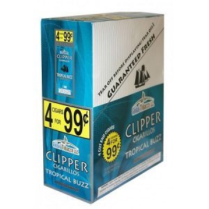 Clipper Cigarillos Tropical Buzz 15 Pouches of 4