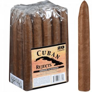 Cuban Rejects Cigars Torpedo Natural 20 Ct Bundle