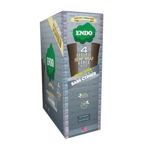 Endo Organic Hemp Wrap Cones Natural 4pk 15pc