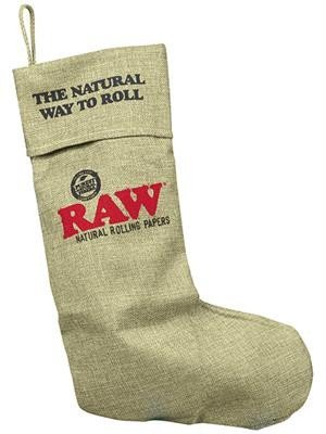 RAW Canvas Holiday Stocking