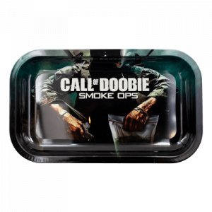 V Syndicate Metal Rolling Tray Medium Call Of Doobie