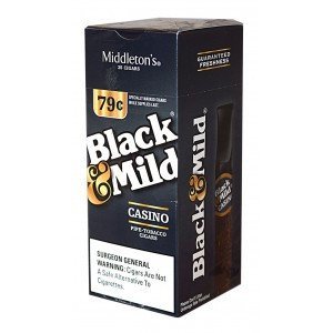 Black & Mild Casino Cigars Box $0.79 Pre-Priced