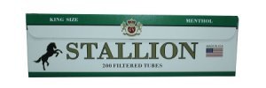 Stallion Cigarette Filter Tubes Menthol King 1000Ct