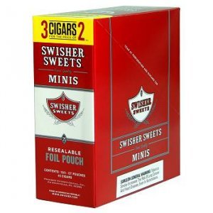 Swisher Sweets Mini Cigarillos Foil Sweet 15/3