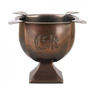 Stinky Cigar Ashtray Bronze 4 Stirrup Cults Logo