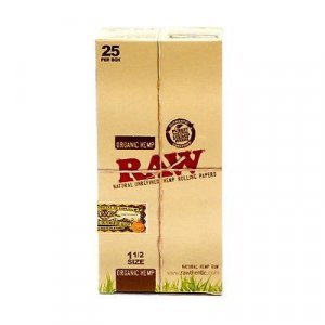 RAW Organic Hemp Rolling Papers 1.5 25t