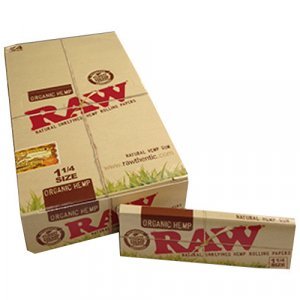 RAW Organic Hemp Rolling Papers 1.25