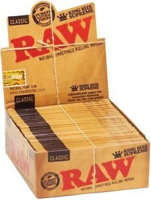 RAW Classic Rolling Papers King Size Supreme 24Ct