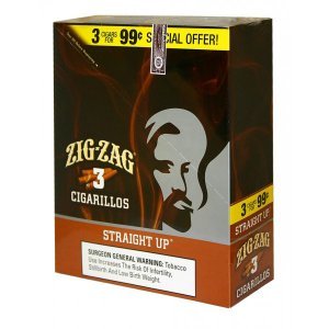 Zig Zag Cigarillos Straight Up 15/3