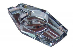 The Hexagon Crystal Ashtray Display