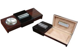 Ashtray with Hidden Humidor Display Model