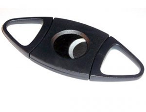 Black Double Blade Cigar Cutter