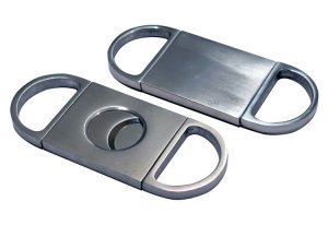 Silver Precision Cut" Cigar Cutter"