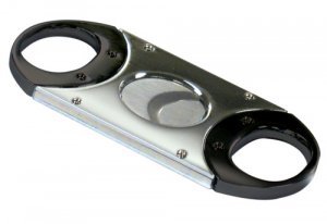 2-Tone Chrome Plated Cigar Cutter