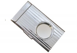 Chrome Push Button Lock Blade Cutter