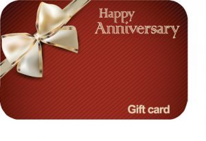 Anniversary Gift Card