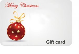 Christmas Ornament Gift Card
