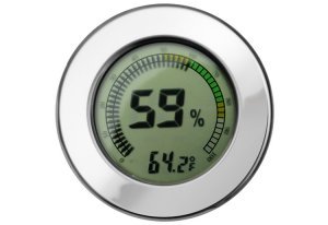 Digital Hygrometer w/ Calibration (Silver)