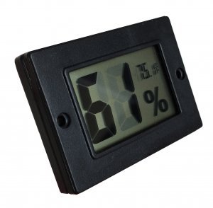 Black Digital Cigar Hygrometer