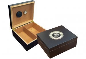 Marines Cigar Humidor (Black)